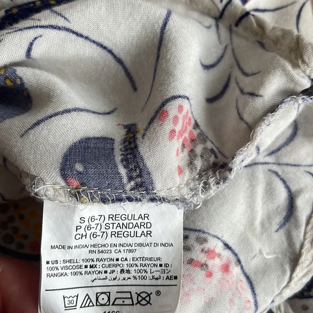 Old Navy sleeveless bird dress small